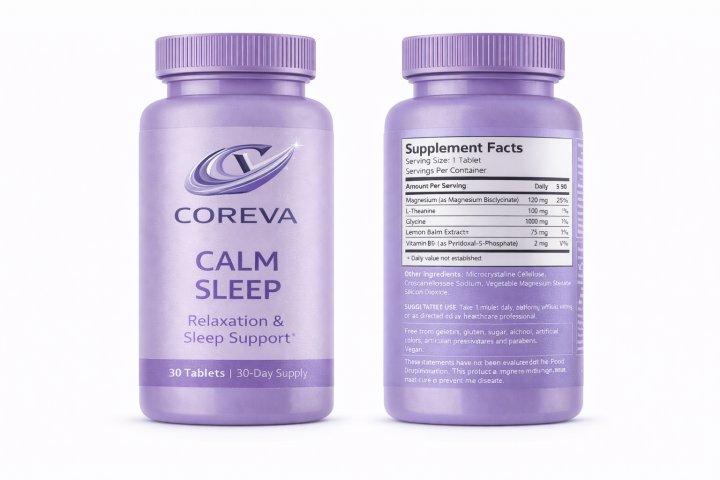 sleep supplement magnesium bottle