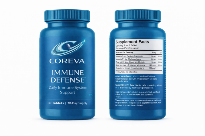 immune support vitamins bottle